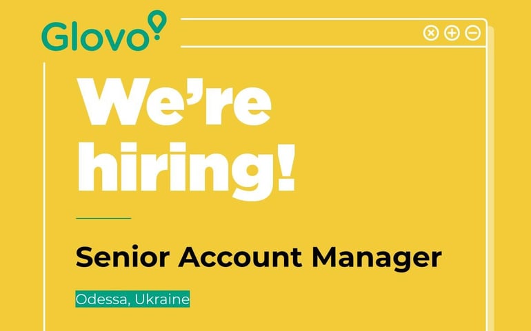 Glovo — вакансия в Senior Account Manager: фото 3